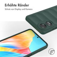 imoshion EasyGrip Back Cover für das Oppo A58 (4G) - Dunkelgrün