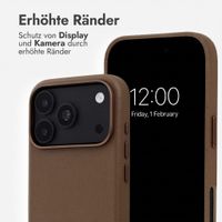 Accezz MagSafe Leather Backcover Apple iPhone 18 Pro / 17 Pro - Kaffeebraun