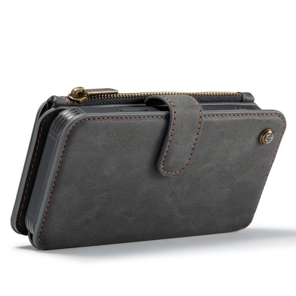 CaseMe Luxuriöse 2-in-1 Portemonnaie-Klapphülle iPhone 12 (Pro)