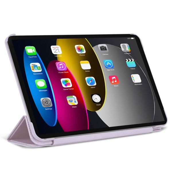 Decoded Textured Sillicon Slim Cover Apple iPad 11 (2025) 11 Zoll A16 / iPad 10 (2022) 10.9 Zoll - Lavender