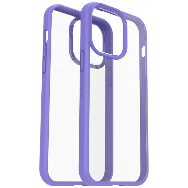 OtterBox React Backcover für das iPhone 14 Pro Max- Transparent / Violett