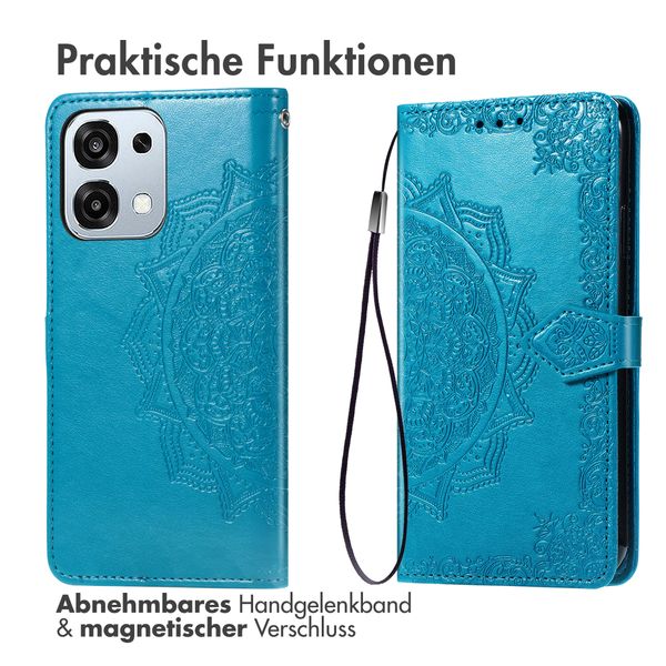 imoshion Mandala Klapphülle Oppo A6 Pro (5G) - Türkis