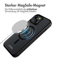 Accezz Rugged Frosted Back Cover mit MagSafe Apple iPhone 15 - Schwarz