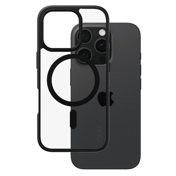 CARE by PanzerGlass Urban Combat Case MagSafe für das iPhone 16 Pro - Schwarz