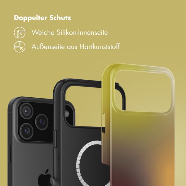 Selencia Vivid Rückabdeckung mit MagSafe Apple iPhone 17 Pro - Gradient Olive Dust