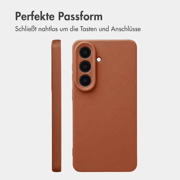imoshion Texture Backcover Samsung Galaxy S26 - Braun