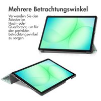 imoshion Design Trifold Klaphülle Samsung Galaxy Tab A11 Plus / A9 Plus - Botanica