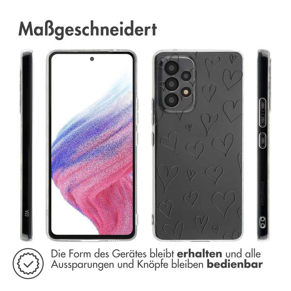 imoshion Design Hülle Samsung Galaxy A53 - Hearts