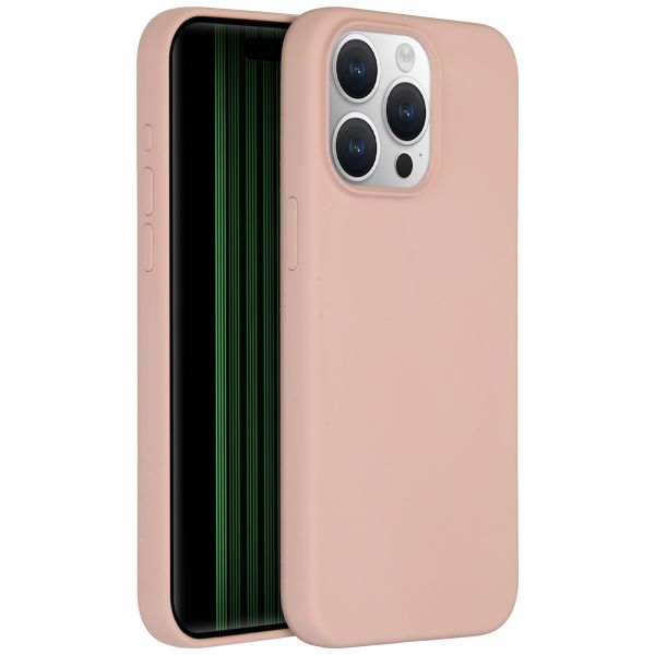 Accezz Liquid Silikoncase für das iPhone 15 Pro Max - Rosa