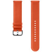 Samsung Original Leather Band für die Samsung Galaxy Watch 4 / 5 / 6 / 7 - 20 mm - M/L - Orange