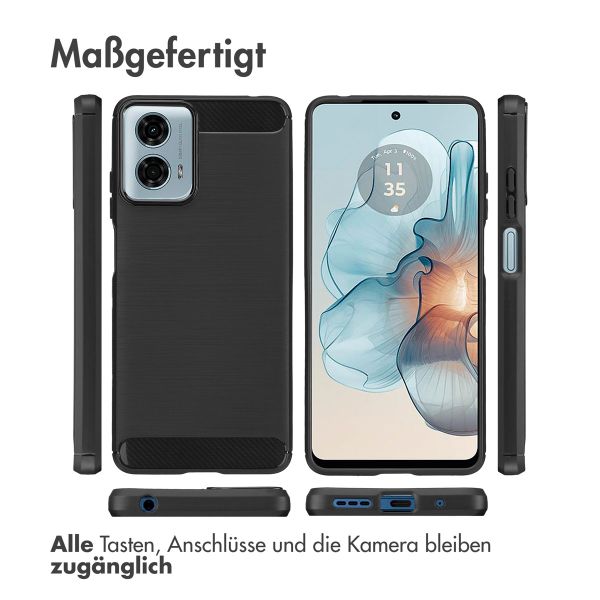 imoshion Brushed Back Cover für das Motorola Moto G24 Power - Schwarz