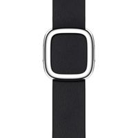 Apple Leather Band Modern Buckle für die Apple Watch Series 1 bis 9 / SE (38/40/41 mm) | Series 10 (42 mm) - Größe M - Midnight