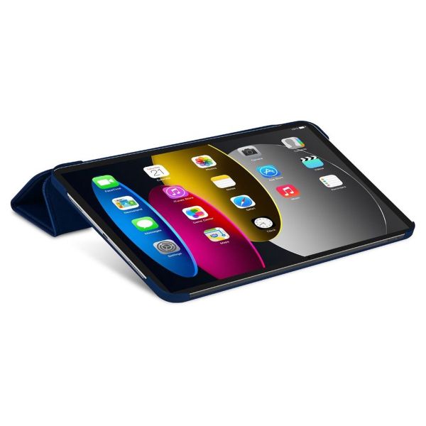 Decoded Textured Sillicon Slim Cover Apple iPad 9 (2021) 10.2 Zoll / iPad 8 (2020) 10.2 Zoll / iPad 7 (2019) 10.2 Zoll - Navy Peony