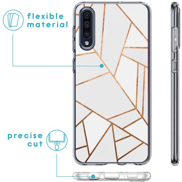 imoshion Design Hülle für das Samsung Galaxy A50 / A30s - White Graphic