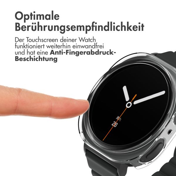 imoshion Bumper Hard Case für das Samsung Galaxy Watch 8 (44 mm) - Transparent