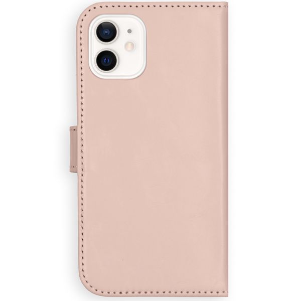 Selencia Echtleder Klapphülle Apple iPhone 12 Mini - Dusty Pink