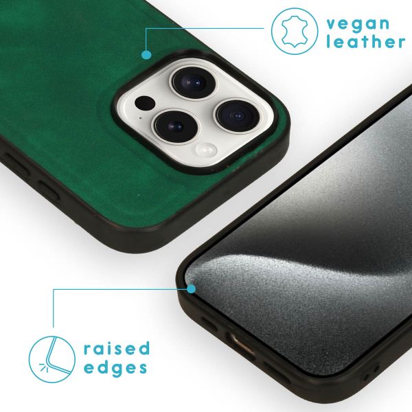 imoshion Entfernbare 2-1 Luxus Klapphülle Apple iPhone 16 Pro - Dunkelgrün