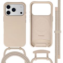 imoshion Color Backcover mit abnehmbarem Handykette und MagSafe Apple iPhone 17 Pro Max - Nude