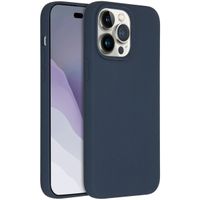Accezz Liquid Silikoncase für das Apple iPhone 14 Pro Max - Dunkelblau