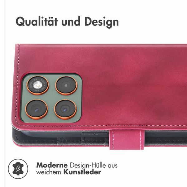 imoshion Klapphülle mit Kordel Motorola Edge 70 - Rot