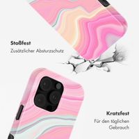 Selencia Vivid Tough Back Cover mit MagSafe für das iPhone 16 Pro Max - Pastel Lipstick Marble