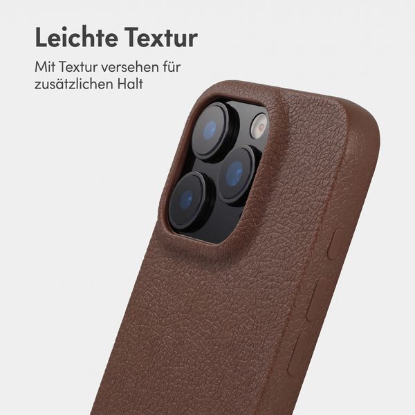imoshion Texture Backcover Apple iPhone 13 Pro - Dunkelbraun