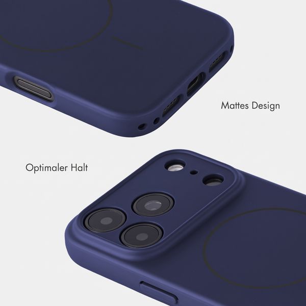 Accezz Grip Backcover mit MagSafe Apple iPhone 18 Pro Max / 17 Pro Max - Dunkelblau