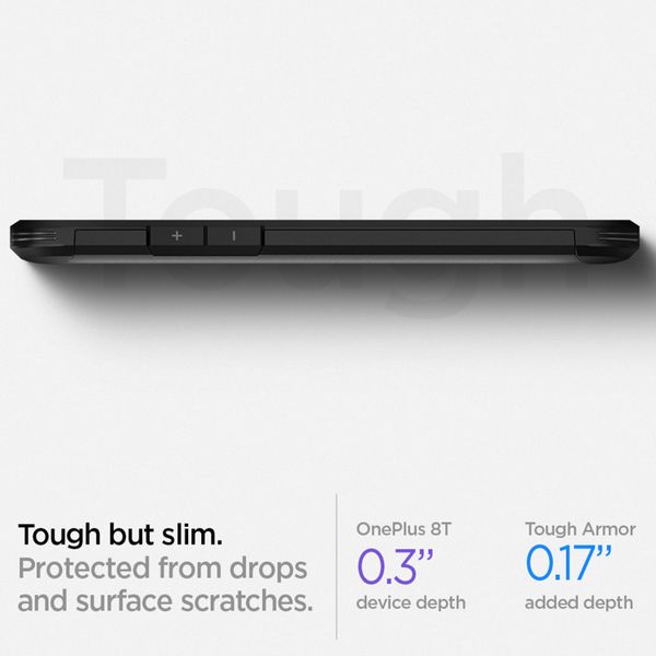 Spigen Tough Armor™ Case für das OnePlus 8T - Schwarz