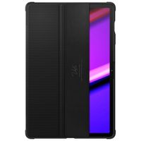 Spigen Rugged Armor Pro Klapphülle für das Samsung Galaxy Tab S9 FE Plus - Schwarz