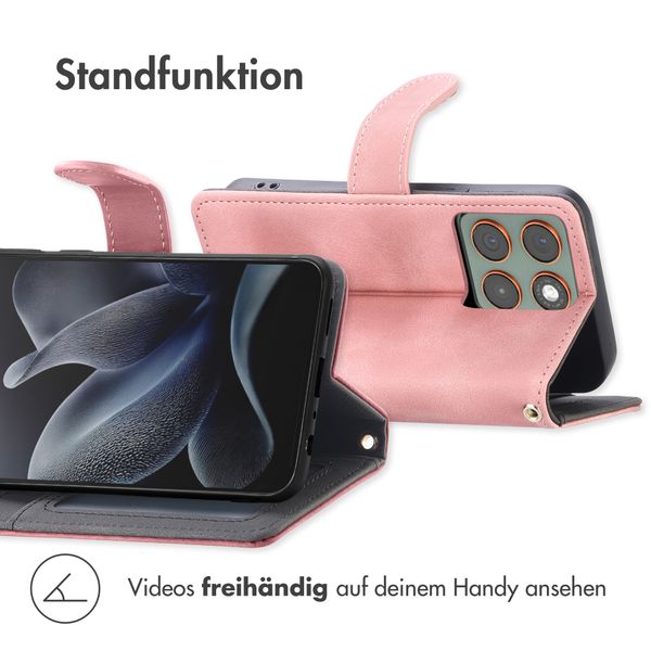 imoshion Klapphülle mit Kordel Motorola Edge 70 - Rosa