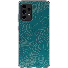 imoshion Design Hülle Samsung Galaxy A52(s) (5G/4G) - Topo Turquoise