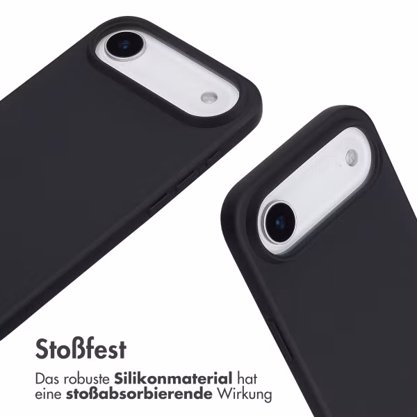 imoshion SilikonHülle mit Band Apple iPhone Air - Schwarz