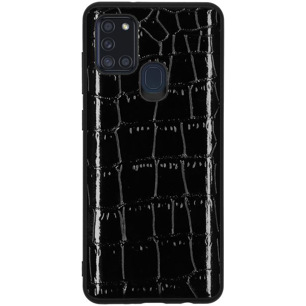 Krokodil Hardcase Backcover für das Samsung Galaxy A21s