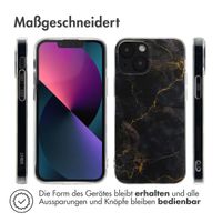 imoshion Design Hülle Apple iPhone 13 Mini - Black Marble