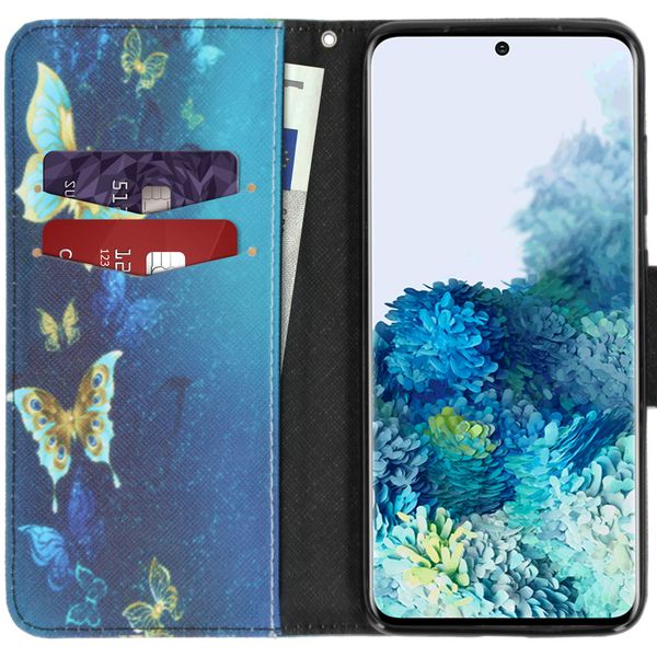 Design TPU Klapphülle für das Samsung Galaxy S20