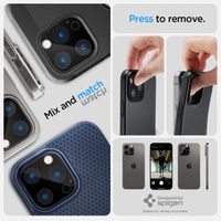 Spigen GLAStR Kameraprotektor aus Glas 2er-Pack für das Apple iPhone 14 Pro / 14 Pro Max - Schwarz