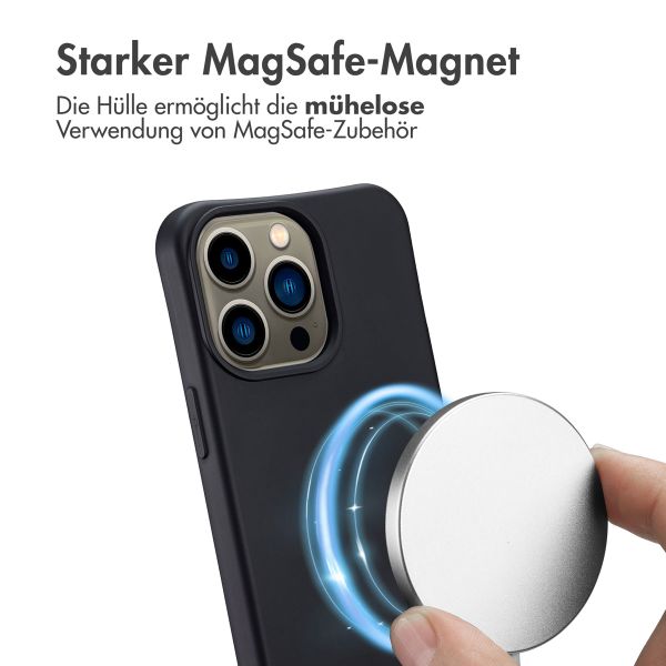 imoshion Color Backcover mit abnehmbarem Handykette und MagSafe Apple iPhone 13 Pro - Schwarz