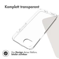 Accezz TPU Clear Cover für das iPhone SE 4 - Transparent