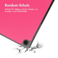 imoshion Design Trifold Klapphülle Samsung Galaxy Tab A9 Plus - Dusty Rose