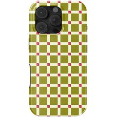 Selencia Vivid Rückabdeckung mit MagSafe Apple iPhone 16 Pro Max - Check This Olive