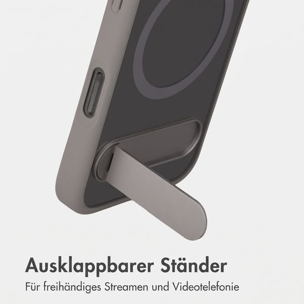 Accezz Hold Backcover mit MagSafe Apple iPhone 16 Pro - Grey