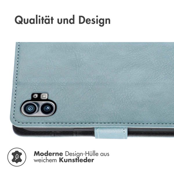 imoshion Luxuriöse Klapphülle Nothing Phone (1) - Hellblau