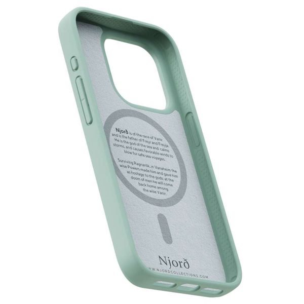 Njorð Collections Fabric MagSafe Case für das iPhone 15 Pro - Turquoise