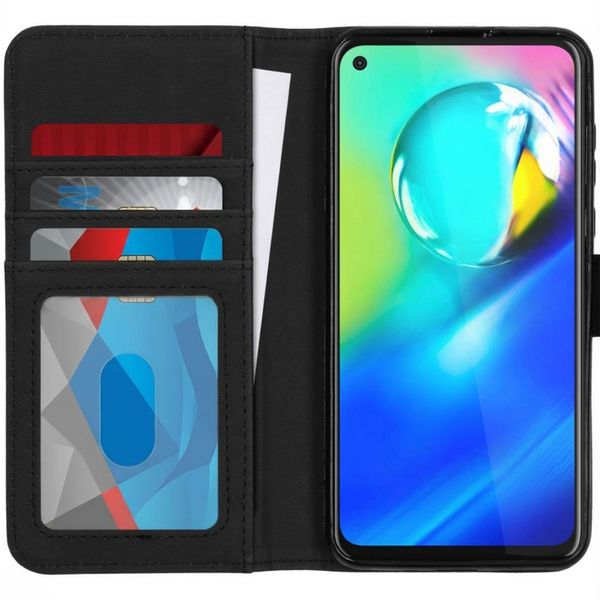 imoshion Luxuriöse Klapphülle Motorola Moto G8 Power - Dunkelblau