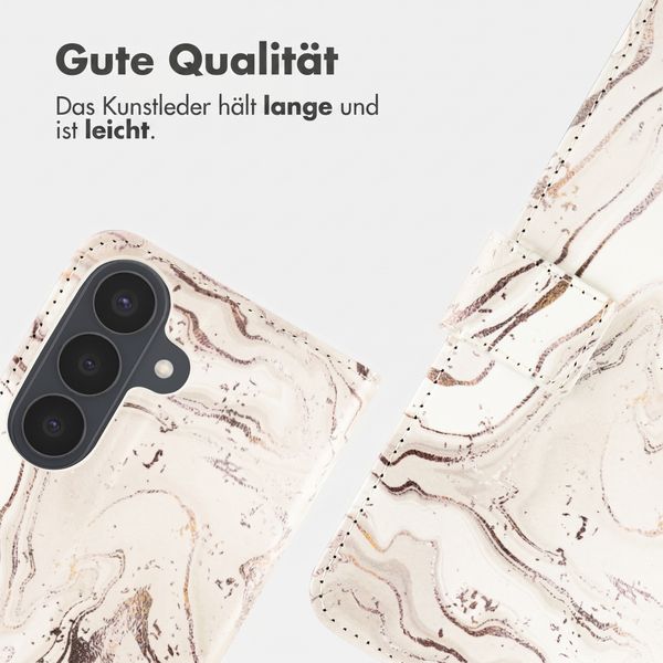 imoshion Design Klapphülle Samsung Galaxy S26 - Sandy Marble