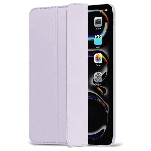 Decoded Textured Sillicon Slim Cover für das iPad Pro 11 (2024) M4 - Lavender