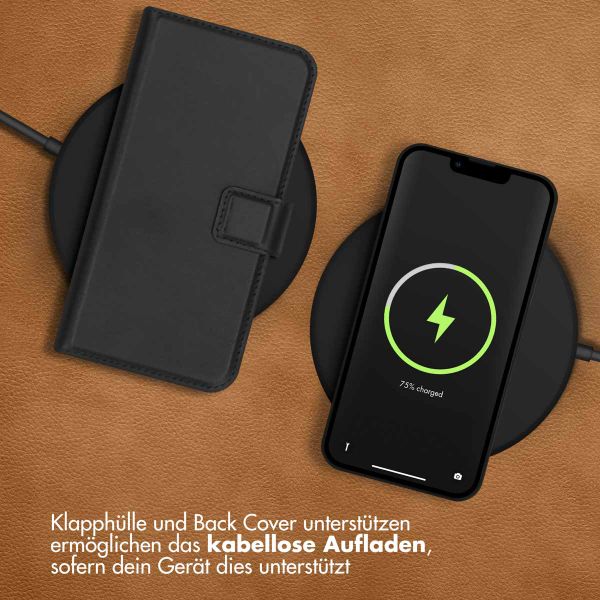 Accezz Premium Leather 2 in 1 Klapphülle für das Samsung Galaxy A34 (5G) - Schwarz