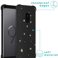 imoshion Design Hülle mit Band für das Samsung Galaxy S9 - Stars Gold