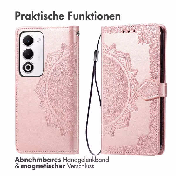 imoshion Mandala Klapphülle Oppo A5 5G (2025) - Rosé gold