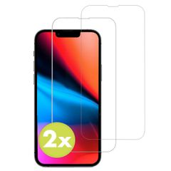 Accezz Displayschutz 2er-pack aus gehärtetem Glas Apple iPhone 13 Pro Max / 14 Plus